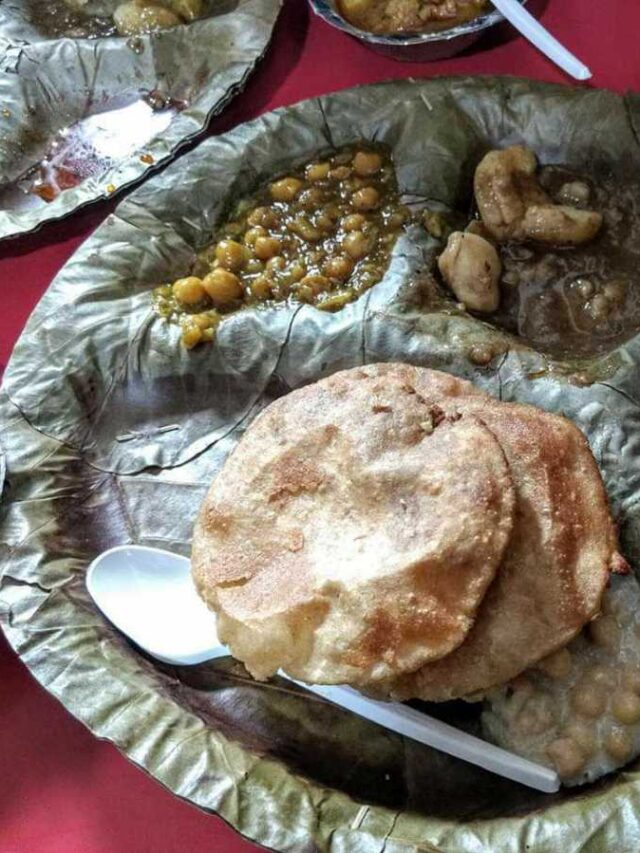 1. Kachori and Sabzi at Netram Mulchand and Sons